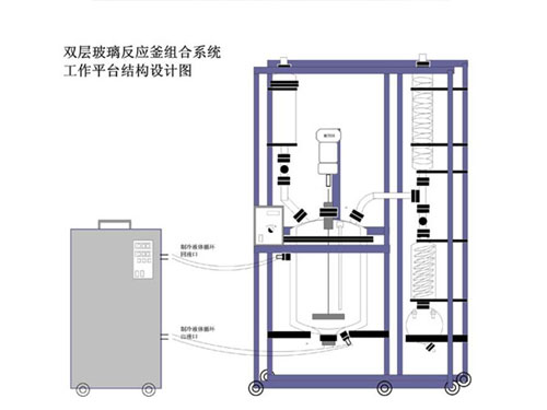 玻璃反應釜設計圖